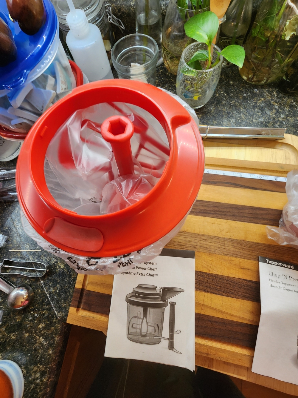 Tupperware Power Chef System - Red and Clear Components - Picture 3 of 3